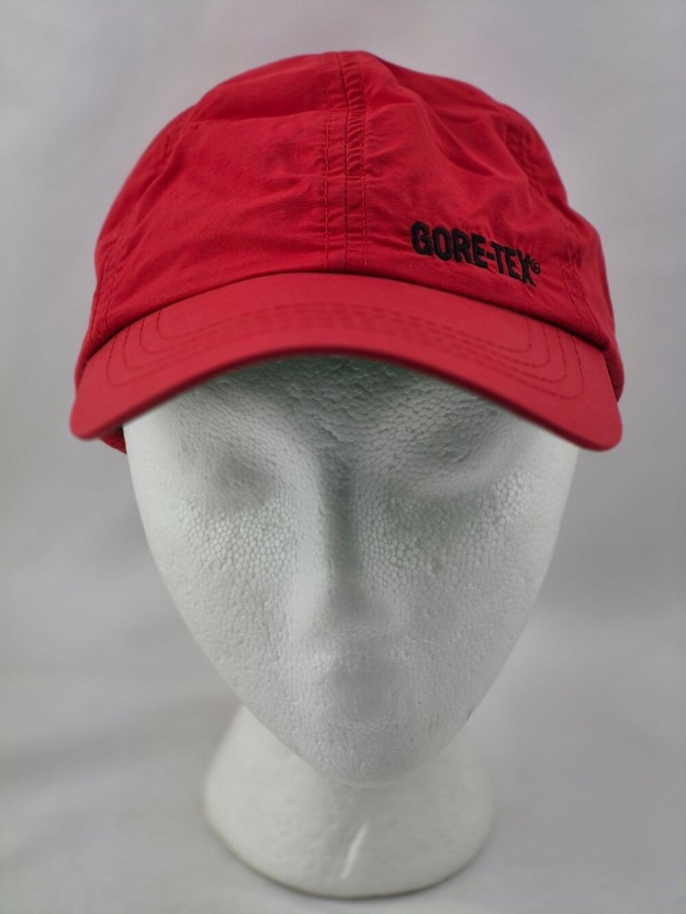 Gore-Tex OC Outdoor Cap Red Strapback Adjustable Hat with Hook & Loop Strap